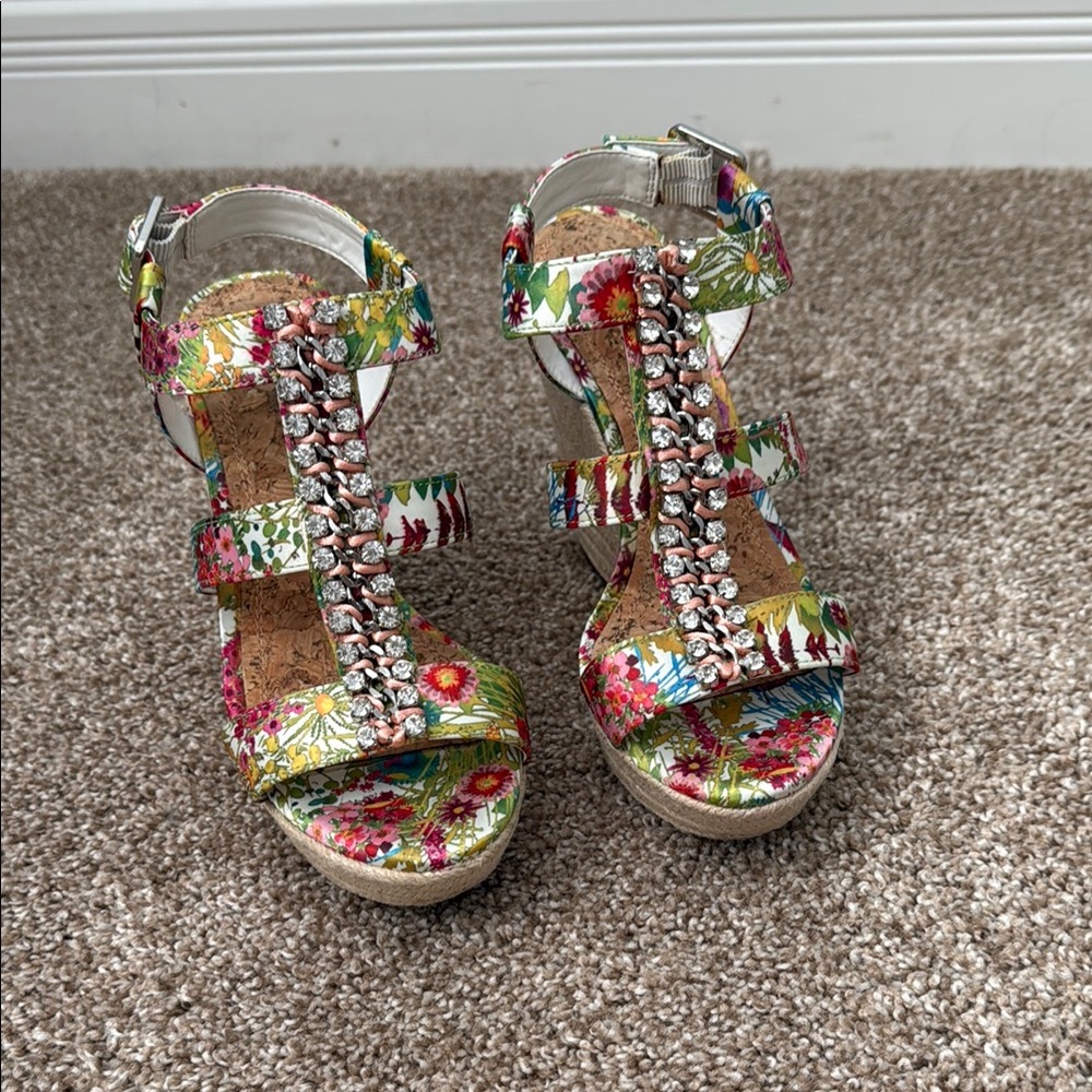 Floral Embellished Women's Sandals